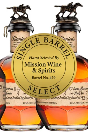 Blanton's "Mission Exclusive" Single Barrel 8 Letter Set 8 x 750ml