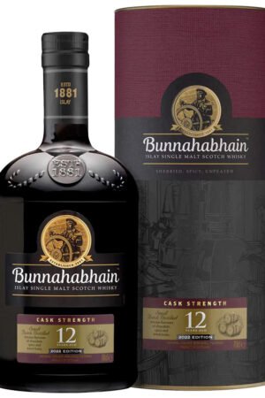 Bunnahabhain 12 Year Old Cask Strength 2022 Single Malt Scotch Whisky 700mL