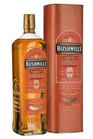Bushmills 10 Year Old Sherry Cask Finish Single Malt Irish Whiskey 1L